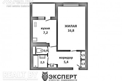 Продажа 1-комнатной квартиры в Минске