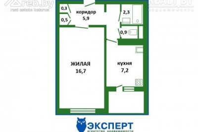 Продажа 1-комнатной квартиры в Минске