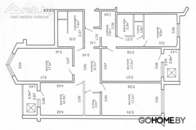 Продажа 4-комнатной квартиры в Минске