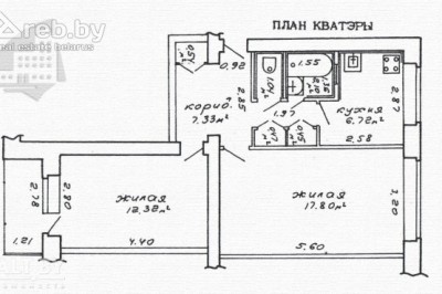 Продажа 2-комнатной квартиры в Минске