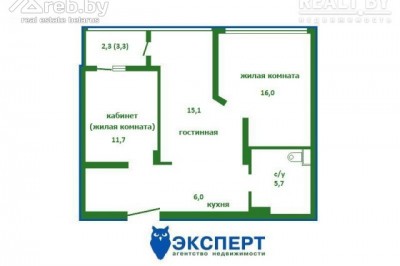 Продажа 2-комнатной квартиры в Минске