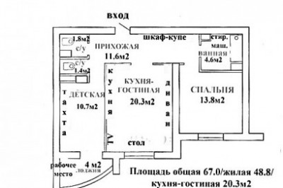 Продажа 2-комнатной квартиры в Минске