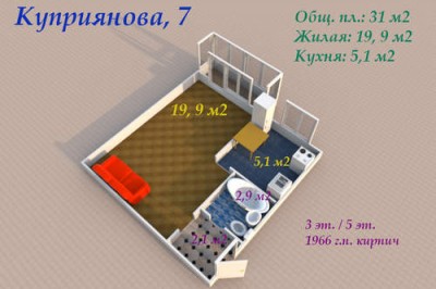 1-я квартира в тихом центре, ст.м. Грушевка.