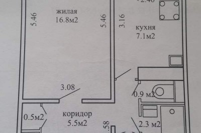 Купить однокомнатную квартиру, Minsk, улица Маяковского, 168А.