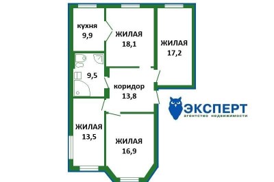 Купить 4-комнатную квартиру в Минске, ул. Свердлова, д. 24