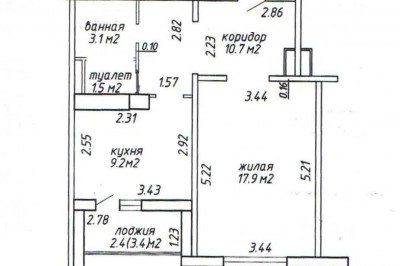 Купить 1-комнатную квартиру в Минске, ул. Люцинская, д. 13