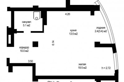 Продажа однокомнатной квартиры в Минске, Скрыганова ул., 4