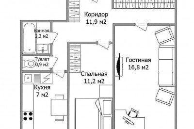 Продажа 2-комнатной квартиры в Минске, пр-т Газеты Звязда, д. 32/2