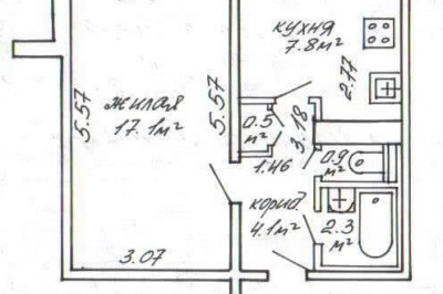 Продажа 1-комнатной квартиры в Минске, ул. Парниковая, д. 3/1