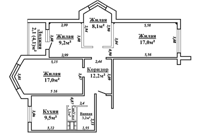Купить 4-комнатную квартиру в Минске, ул. Денисовская, д. 31