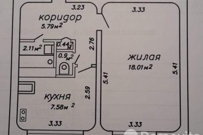 Купить 1-комнатную квартиру в Минске, ул. Матусевича, д. 25