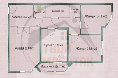 Продажа 3-комнатной квартиры в Минске, ул. Маяковского, д. 15