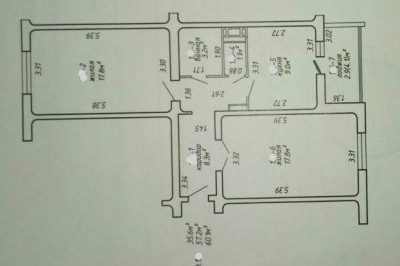 Продажа двухкомнатной квартиры в Минске, Солтыса ул., 36