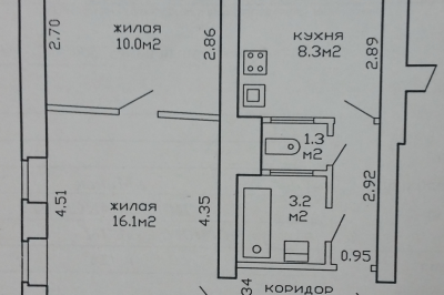 Продажа 2-комнатной квартиры в Минске, ул. Кузьмы Чорного, д. 12А