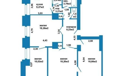 Продажа 4-комнатной квартиры в Минске, ул. Кирова, д. 1