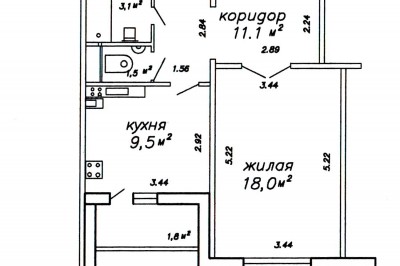 Продажа 1-комнатной квартиры в Минске, ул. Казимировская, д. 29