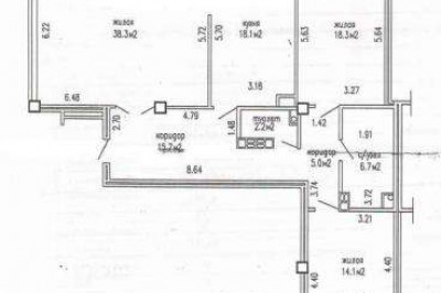 Продажа 3-комнатной квартиры, Минск, пер. Коласа Якуба, д. 53 к1 (Советский район)