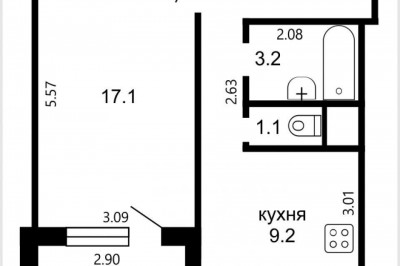 Продажа 1-комнатной квартиры в Минске