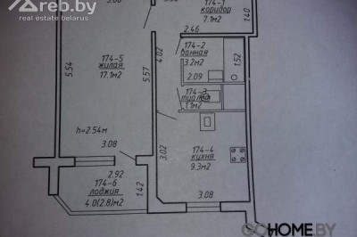 Продажа 3-х комнатной квартиры, г. Минск, ул. Селицкого, дом 81 (р-н Шабаны). Цена 189 411 руб