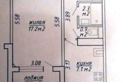 Продажа 1 комнатной квартиры, г. Минск, ул. Скрипникова, дом 10 (р-н Сухарево). Цена 105 459 руб c торгом