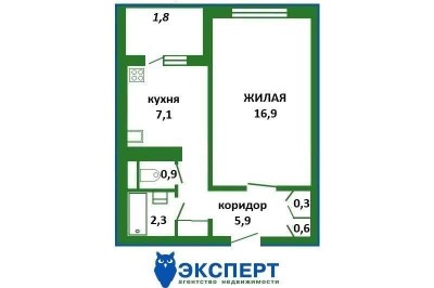 Купить 1-комнатную квартиру в Минске, ул. Выготского, д. 37