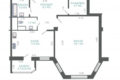 Продажа 1-комнатной квартиры в Минске