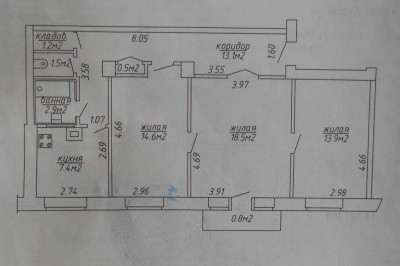 Продажа трехкомнатной квартиры в Минске, Московская ул., 7
