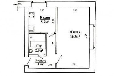Продажа 2-комнатной квартиры в Минске, ул. Щербакова, д. 28