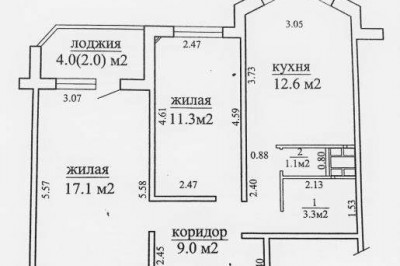 2-комн.  квартира,  Денисовская ул.,  31,  8/10,  площадь:  общая 56.4 кв. м.,  жилая 28.4 кв. м.,  кухня 12.6 кв. м.,  с/у разд